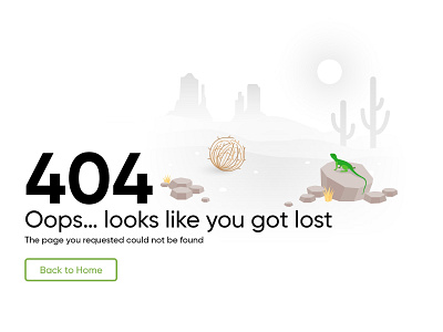 Daily UI day 8 - 404 Page