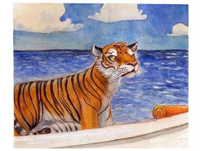 Richard Parker illustration lifeofpi richardparker tiger