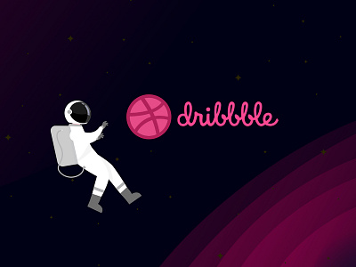 Hello, Hola, 你好, مرحبا, Bonjour, Ciao Dribbble !!! astronaut debut design dribbble first hello illustration mobile new space ui ux web