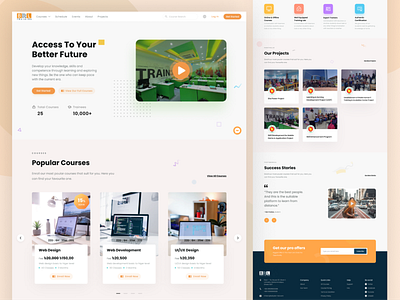 Learning Platform Landing Page