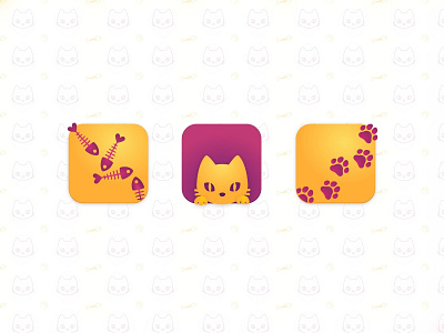 App Icon | Daily UI Challenges app icons cat illustration daily ui 005 pet app