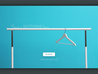 404 Page | Daily UI Challenge 404 page clothes shop daily ui 004 empty page error page nothing