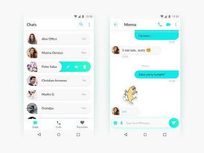 Direct Messaging | Daily UI Challenges chat app daily ui 013 direct messaging ui challenge