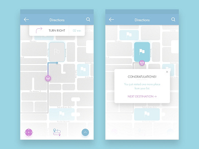 Location Tracker | Daily UI Challenge adobe xd daily ui 020 location app mobile navigation