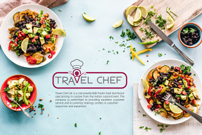 Travel chef logo design design logo