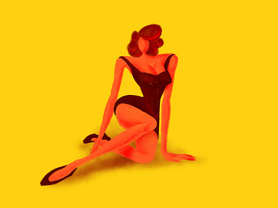 Summer babe 💁‍♀️ affinitydesigner colorful drawing illustration procreate sticker summer sweet woman