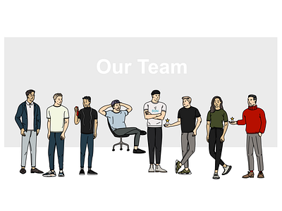 Son of a Tailor team x1 character colleague company hr humans illustration t shirt tailor team workplace