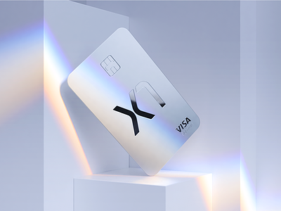 X1 Credit card CG art branding credit credit card credit cards creditcard light mastercard payment app reflection shadow signature visa wallet x1