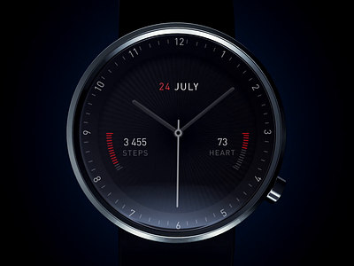 Sport Watch face design alarm analysis animation branding c4d clock fade heart intro milk os motion operating system os steps ui ux