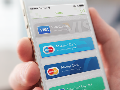 Credit cards on wallet american expres bank cards credit icon ios maestro master card psd skin ui visa
