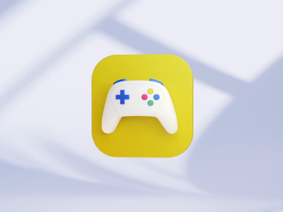Games 3D icon 3d animation appstore branding c4d categories depth game games icon icons illustration ios motion shape smart
