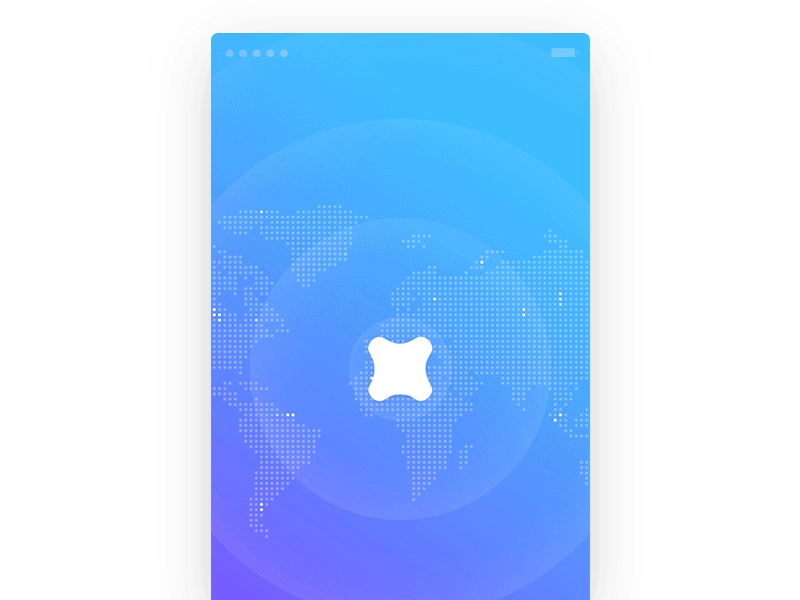 Splash screen transition for tinder travel product by fantasy fantasy intro ios list logo product splash swipe tinder traverl ui ux