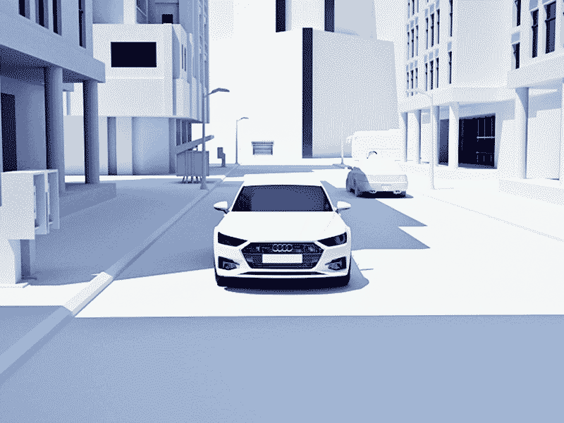 Self-Driving 3D 3d aep animation audi automotive autonomous brandbook branding c4d car city city builder driving illustration motion parking self ui vehicle vehicles
