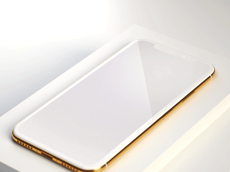 Logo splash screen gold mockup iphonex start screen splash branding agency branding ai ae white logo illustration product c4d animation ios ux motion ui