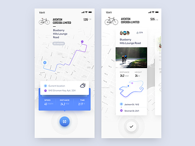Plan a bicycle ride accept bicycle booking clean icon map maps navi navigation plane ride routing simple travel ui ux white