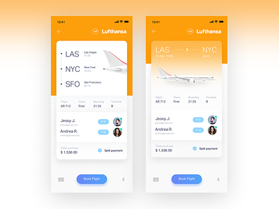 Gradient flight ticket UI design aircraft booking clean flight app flight booking flight search flight ticket icons interface ios planet product simple tickets ui user experience user interface