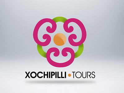 Xochipilli Tours identidad logo mexico tickets tour tours travel viajes xochipilli