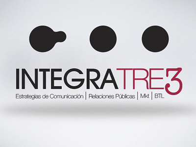 Integra Tre3 btl comunicación comunication identidad identity logo mkt rp