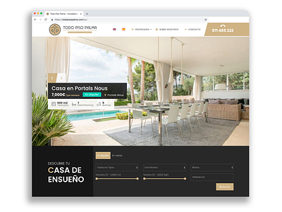 TodoPisoPalma real estate web Design corporate design identity real estate web web design