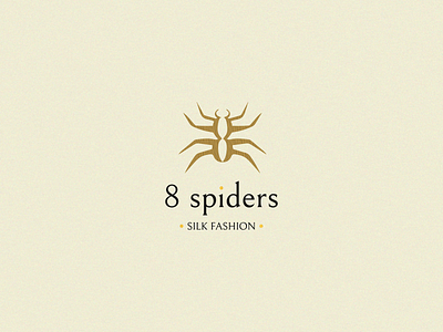 8 spiders branding with hand-drawn logo