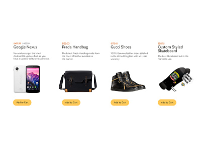 eCommerce Grid ecommerce grid products