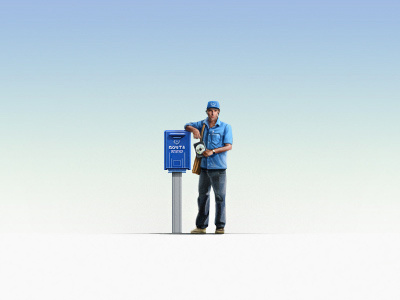 Postman with DVD icon