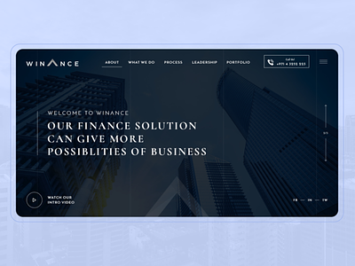 Finance Solution Website Design.