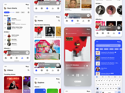 Music Streaming App Concept