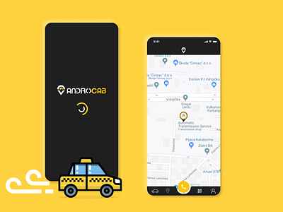 AndroCab App Design