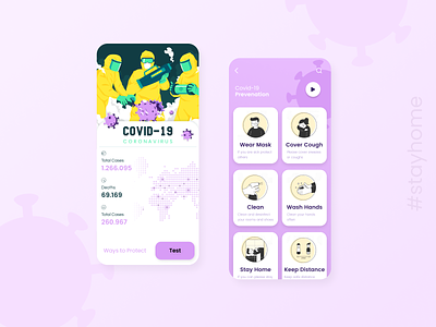 Covid-19 App Concept