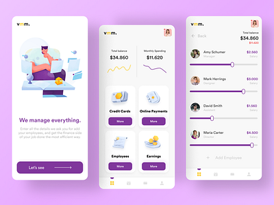 Virtual Money Manager UI ai app app design application design finance light manager mobile money popular popular trending graphics trending ui ui design uidesign ux uxdesign virtual