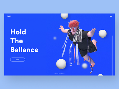 Hold The Balance Webdesign