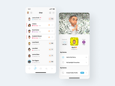 Snapchat Redesign