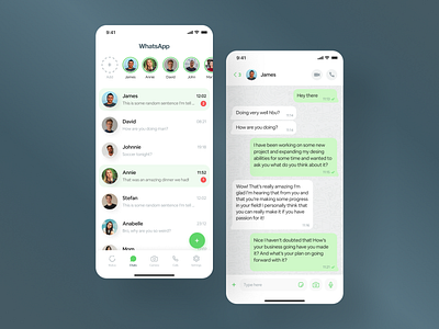 Whatsapp App Redesign