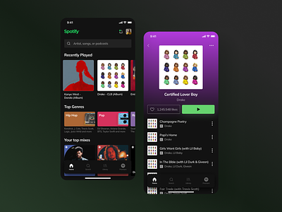 Spotify App Redesign