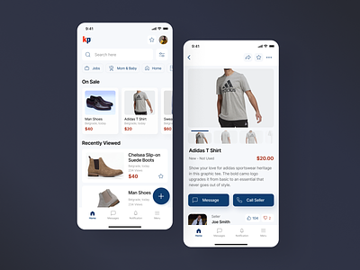 KP Shopping App Design