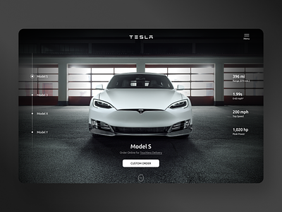 Tesla Webdesign