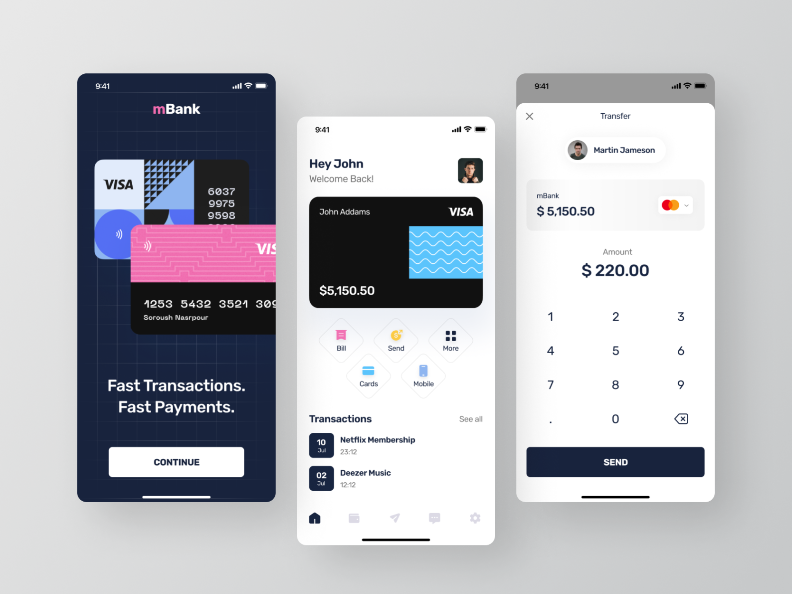 Mobile Banking App by Ilija 🔥 for Makeen on Dribbble