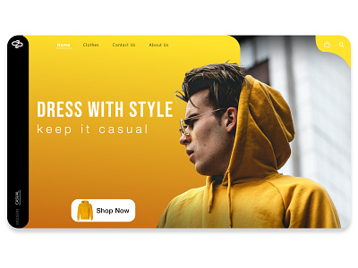 Casual and Modern store website ui ui design uidesign ux uxdesign uxui web webdesign website