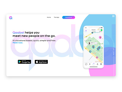 Qaabel Landing Page design landing ui ui ux ui design uidesign uiux ux uxdesign uxui webdesign website
