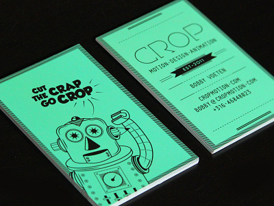 CROP business card business card crop design graphic logo