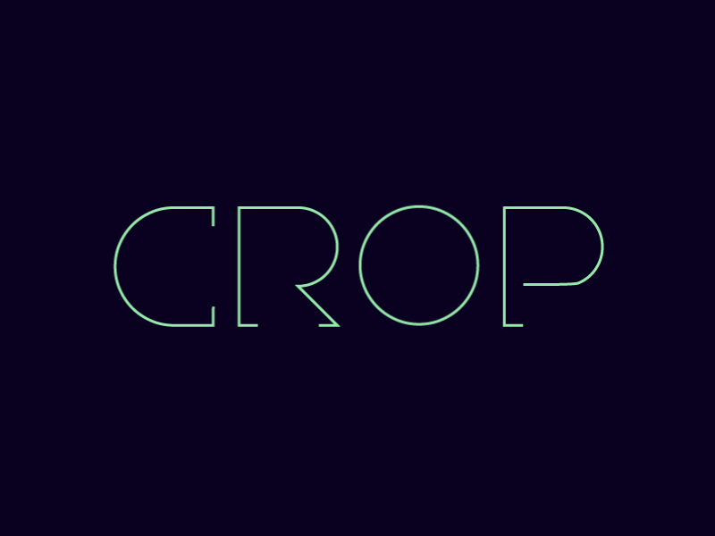 Logo animation crop