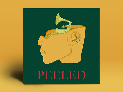 Peeled album album cover character character design character profile ep gramophone hip hop music peeled vinyl