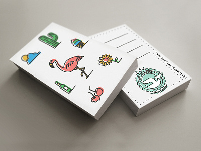 Low Five Flamingo Card