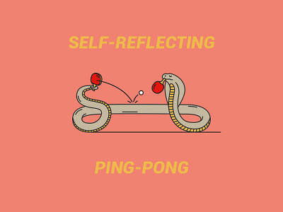 Self-Reflecting Ping-Pong