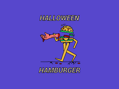 Halloween Hamburger