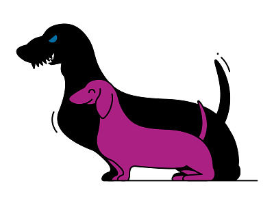 Phobia Dog dachshund dog fear phobia scared shadow