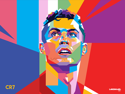 Cristiano Ronaldo Fan Art WPAP #1