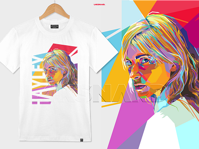 Hayley Williams Fan Art WPAP adobe illustrator band colorful design fake happy hayley hayley williams illustration metal paramore pop art rock singer vector wpap