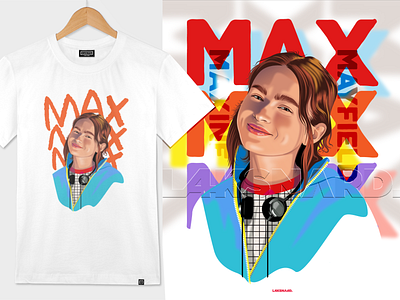 Max Mayfield from Stranger Things S4 adobe illustrator dustin eleven graphic design hawkins illustration max maxine mayfield netflix series stranger things upside down vector